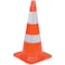 Vestil Heavy Duty Traffic Cone, PVC, 28.125 in Height, 14.75 Length, 10, Orange TC-28-HD-2R - alternate 1